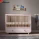 تخت و کمد چوبی نوزاد آمیساچوب مدل مایلا